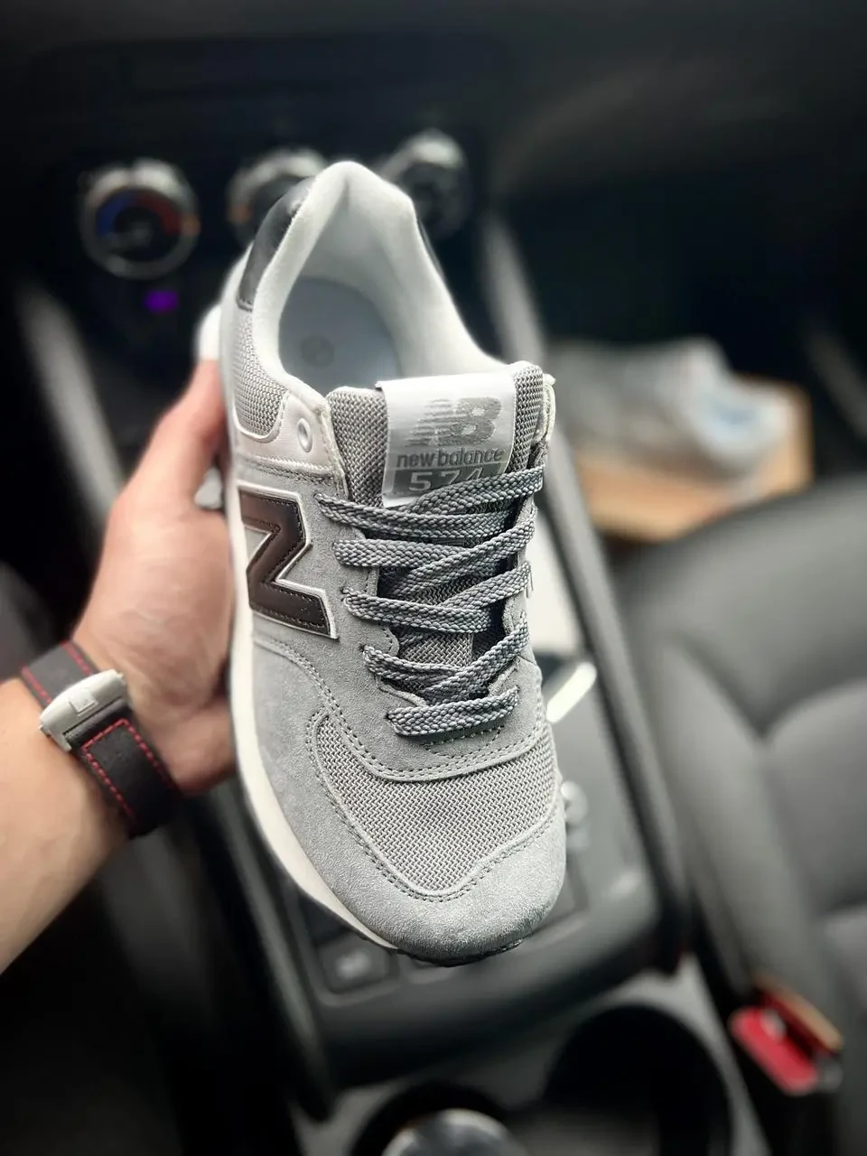 Кроссовки New Balance 574 арт 21612 (унисекс,26 беленс) 6
