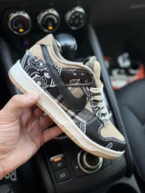 Кроссовки Nike SB Dunk Low Travis Scott арт 21517 (найк, унисекс, датки)
