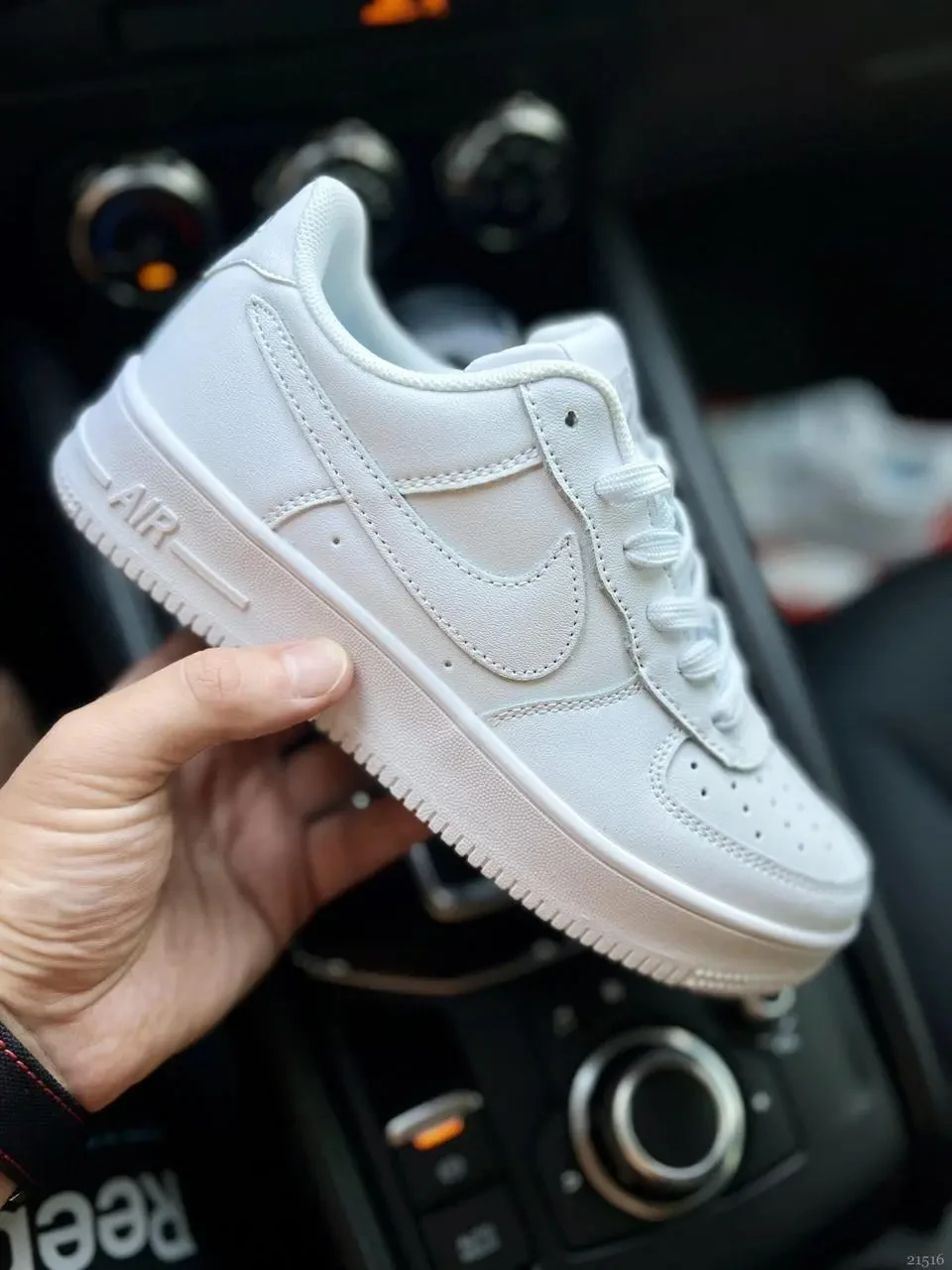 Кроссовки Nike Air Force 1 Low арт 21516 (белые, унисекс, найк)