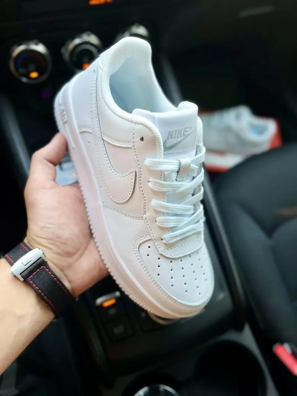 Кроссовки Nike Air Force 1 Low арт 21516 (белые, унисекс, найк) 2
