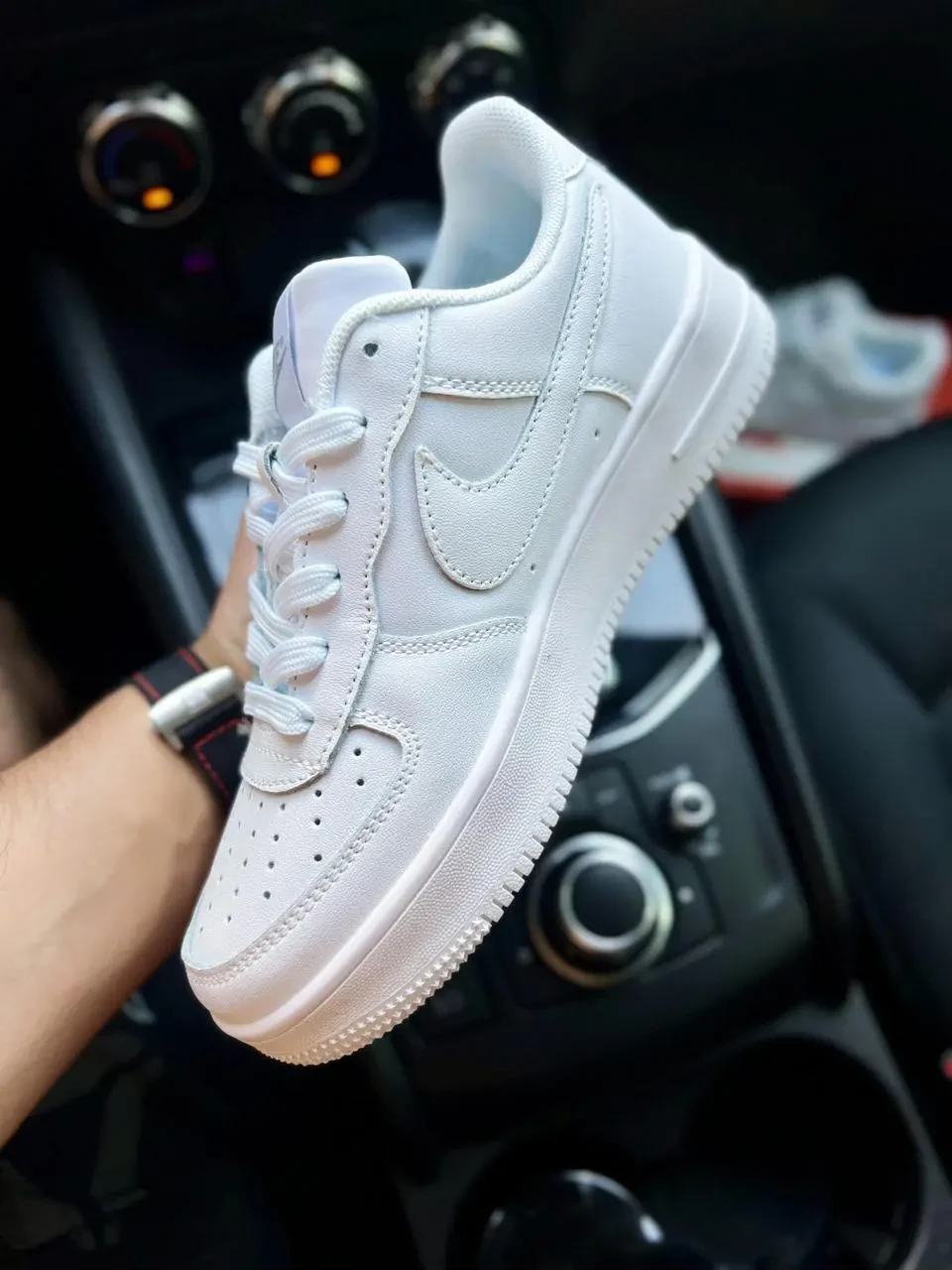 Кроссовки Nike Air Force 1 Low арт 21516 (белые, унисекс, найк) 5