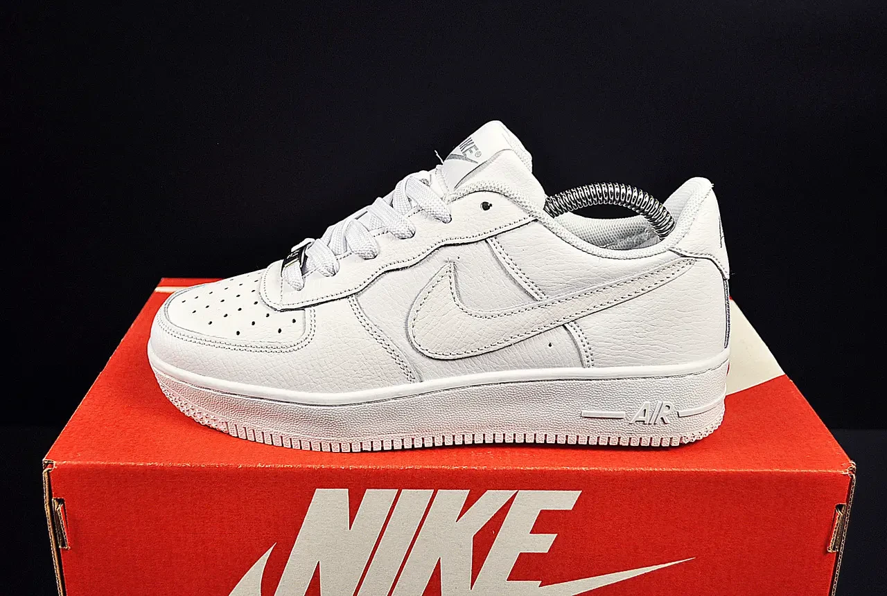 Кроссовки Nike Air Force 1 Low арт 21438 (белые, унисекс, найк) 3