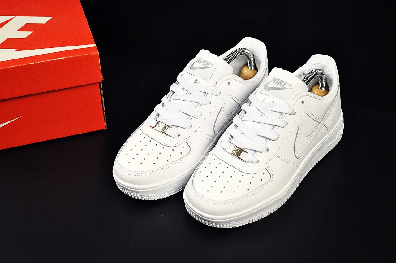 Кроссовки Nike Air Force 1 Low арт 21438 (белые, унисекс, найк) 5
