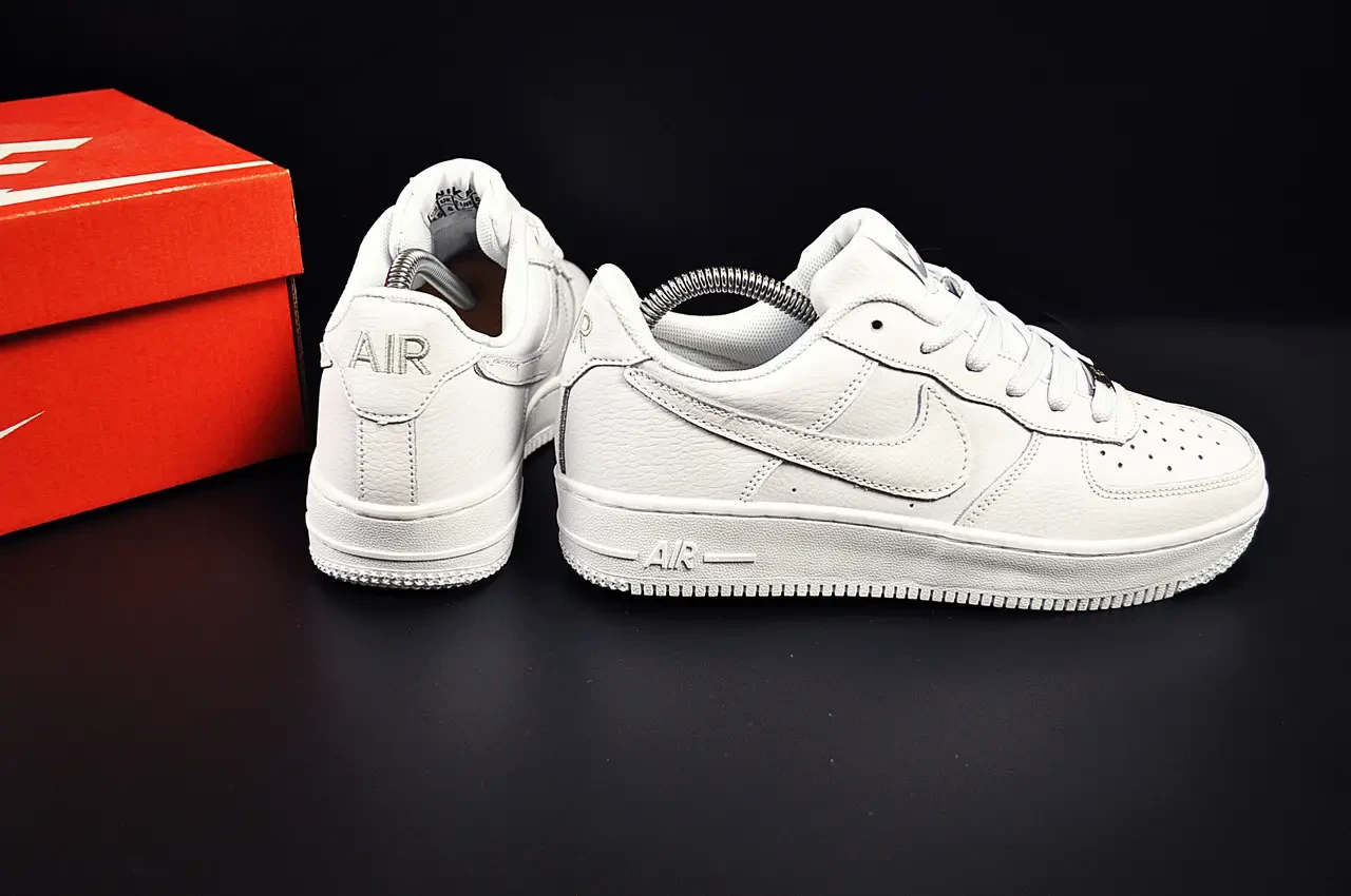 Кроссовки Nike Air Force 1 Low арт 21438 (белые, унисекс, найк) 6