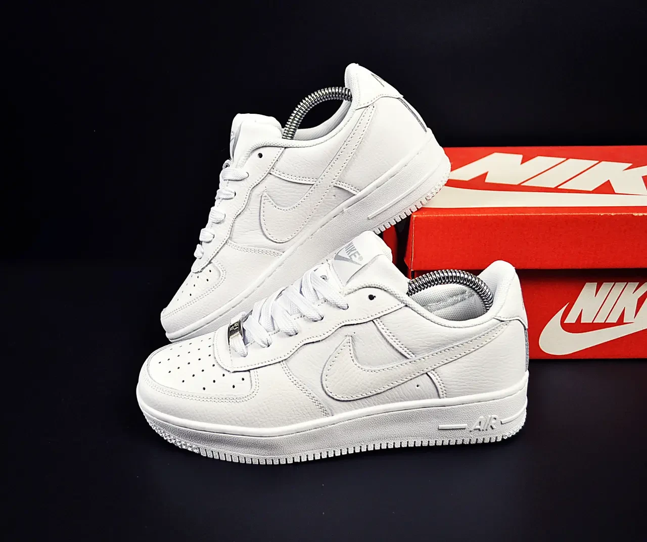 Кроссовки Nike Air Force 1 Low арт 21438 (белые, унисекс, найк) 8