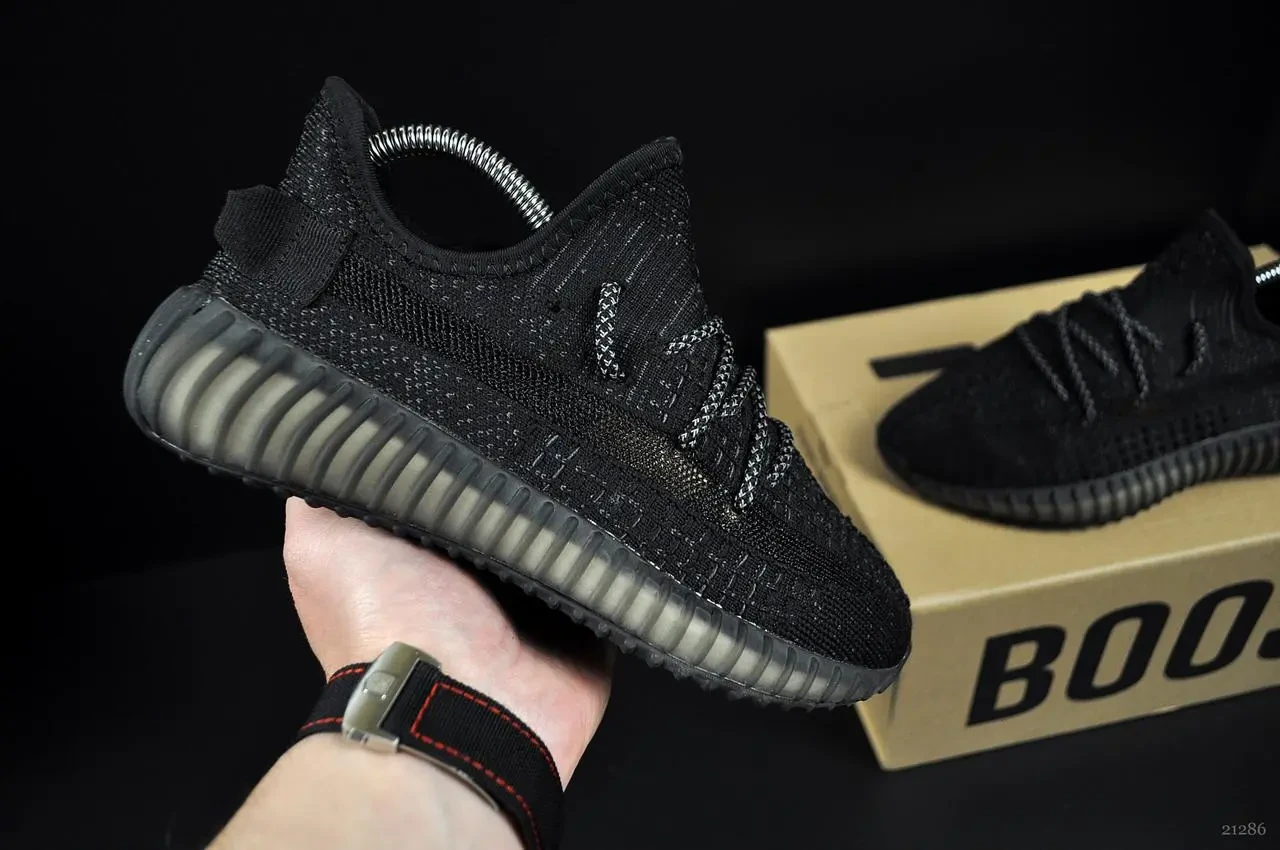 Кроссовки Adidas Yeezy Boost 350 v2 арт 21286 (унисекс, зе, адидас)