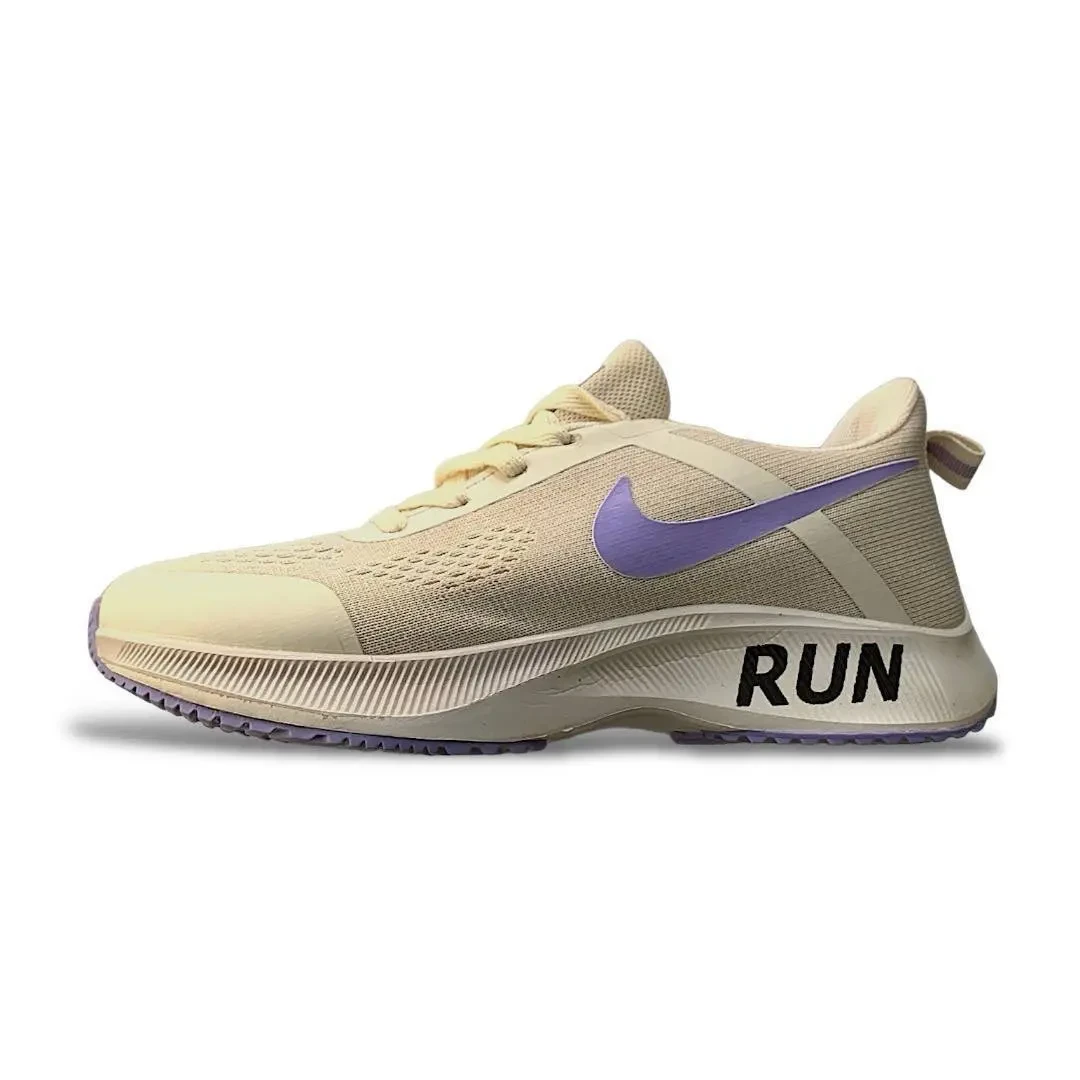 Кроссовки Женские Nike Run Vaporfly 3 Beige & Violet Арт 168 (Найк Ран)