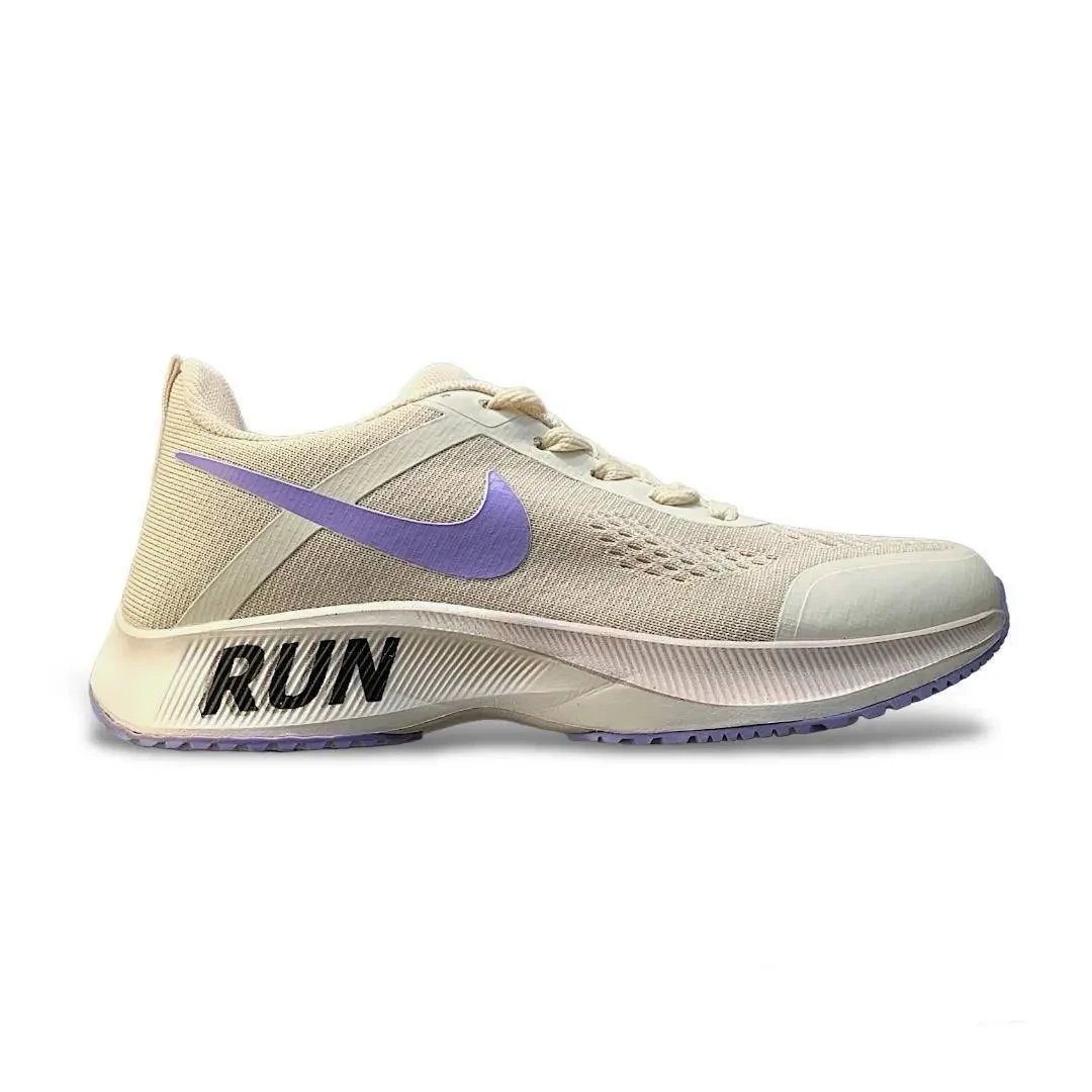 Кроссовки Женские Nike Run Vaporfly 3 Beige & Violet Арт 168 (Найк Ран) 3