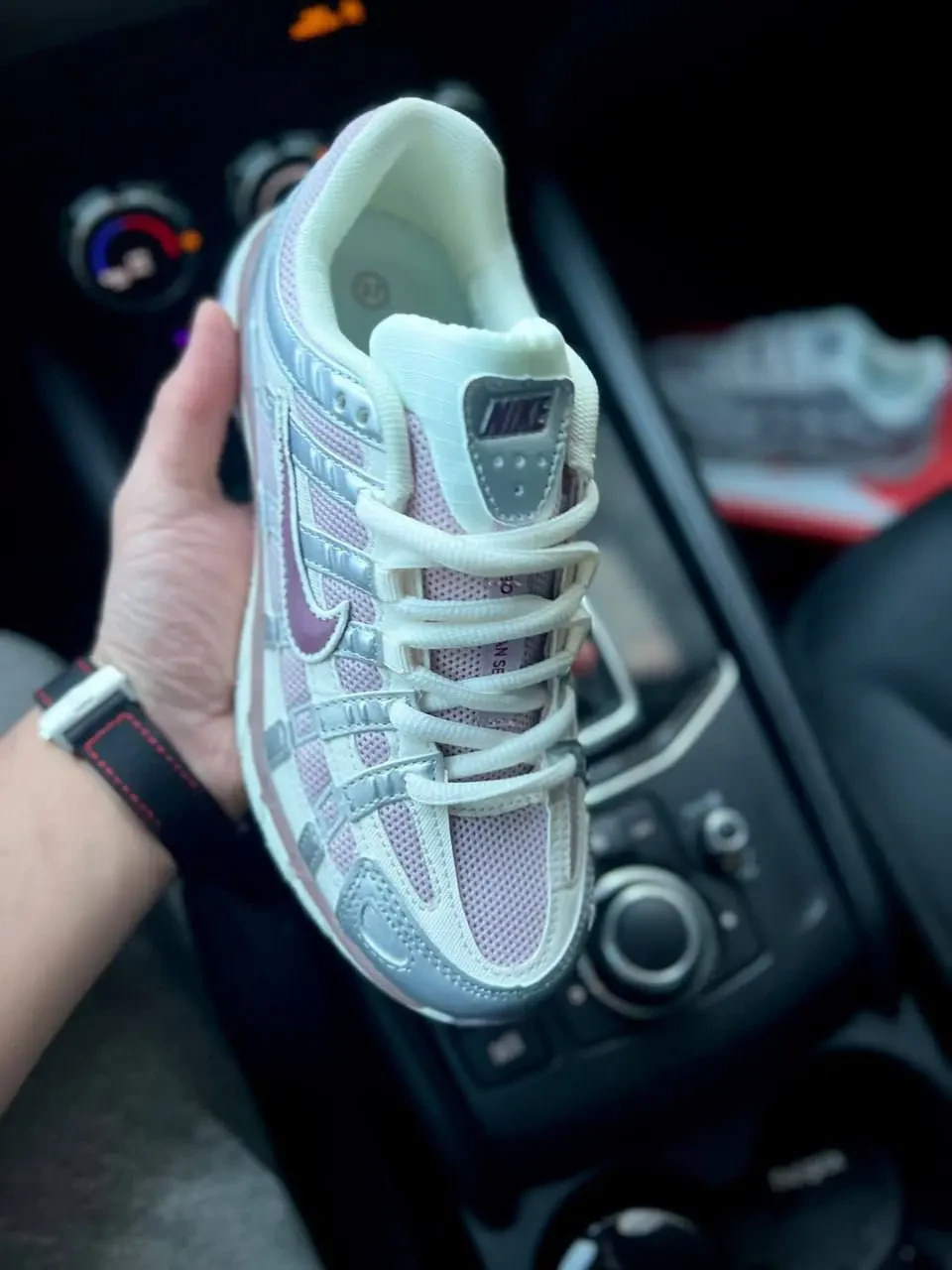 Nike P-6000 Beige Burgundy Арт 21685 (Найк Р-6000, унисекс) 4