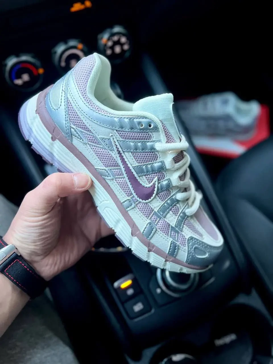 Nike P-6000 Beige Burgundy Арт 21685 (Найк Р-6000, унисекс) 3