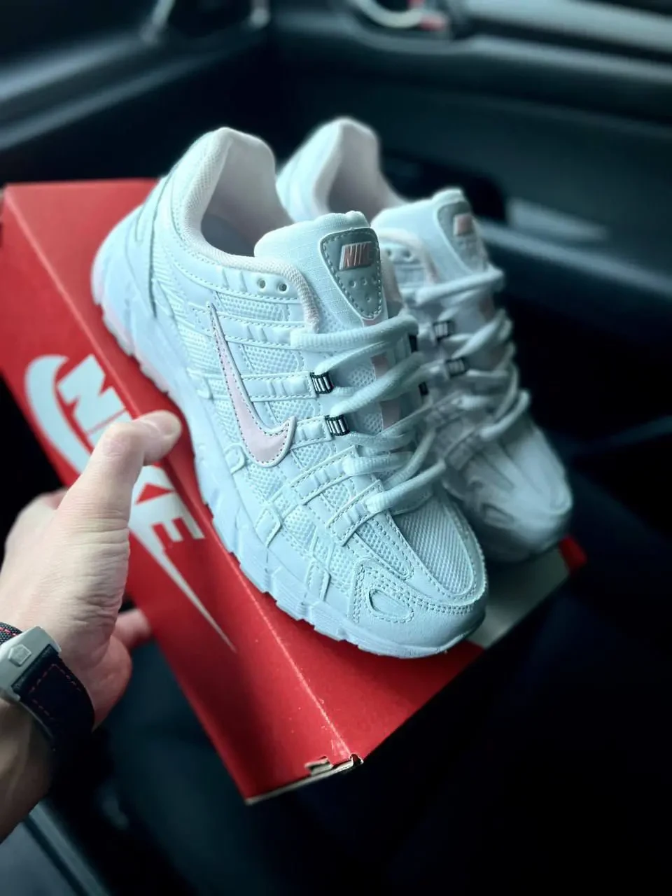 Nike P-6000 White Pink Арт 21686 (Найк Р-6000, унісекс) 2