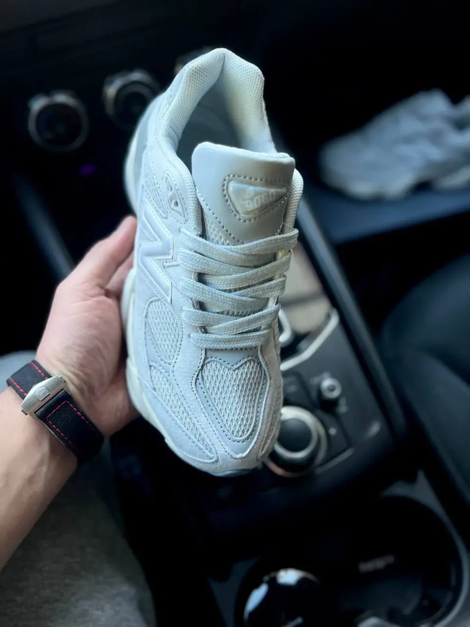 New Balance 9060 Light Gray Арт 21690 (изнандел, унисекс) 7