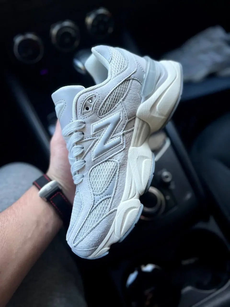 New Balance 9060 Light Gray Арт 21690 (изнандел, унисекс) 4