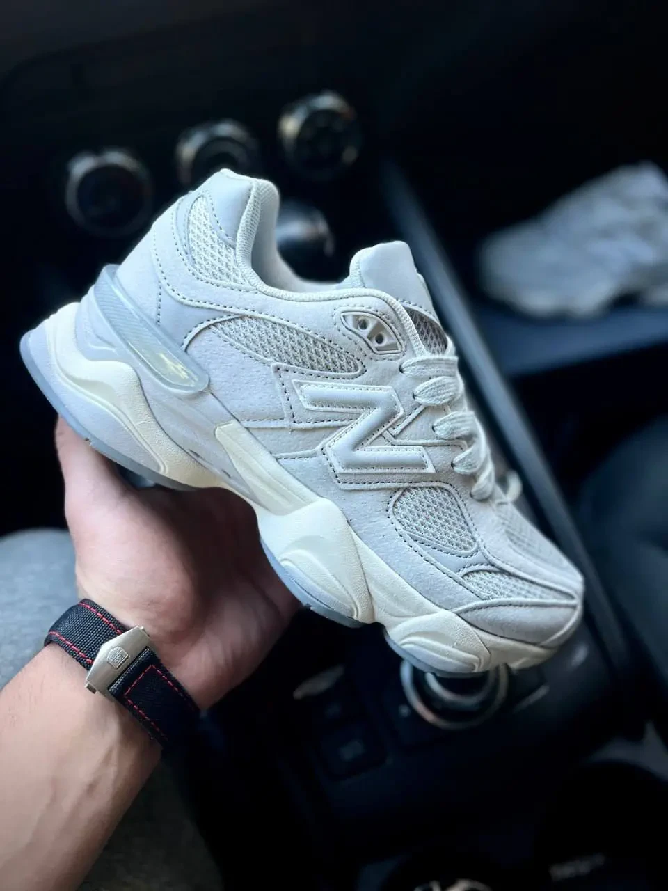 New Balance 9060 Light Gray Арт 21690 (изнандел, унисекс) 3