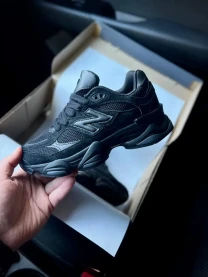 New Balance 9060 All Black Арт 21696 (Нью Беленс 9060, унісекс) 41