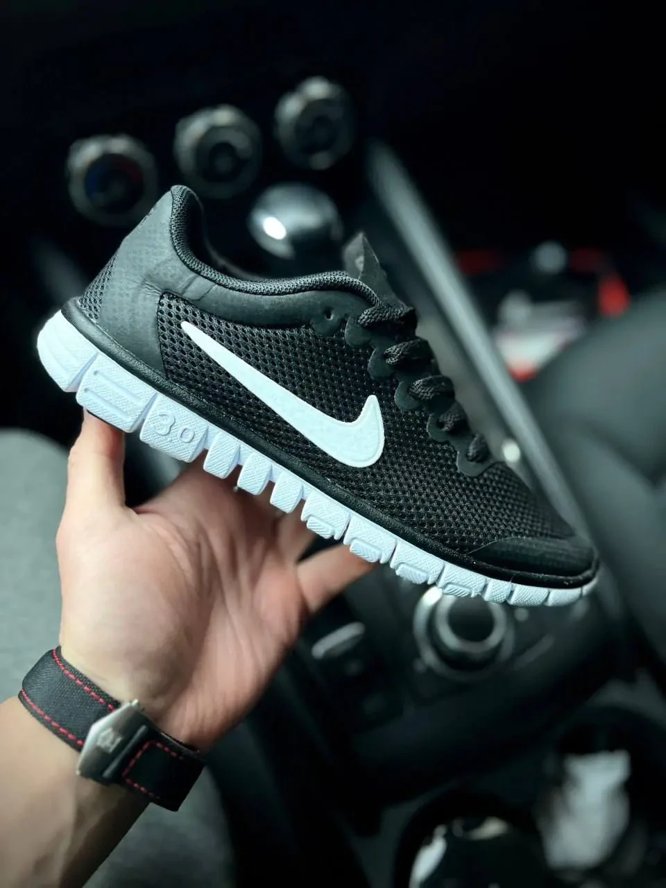 Кроссовки Женские Nike Free Run 3.0 Black White Арт 21713 (Найк Фри Ран 3.0, унисекс) 3