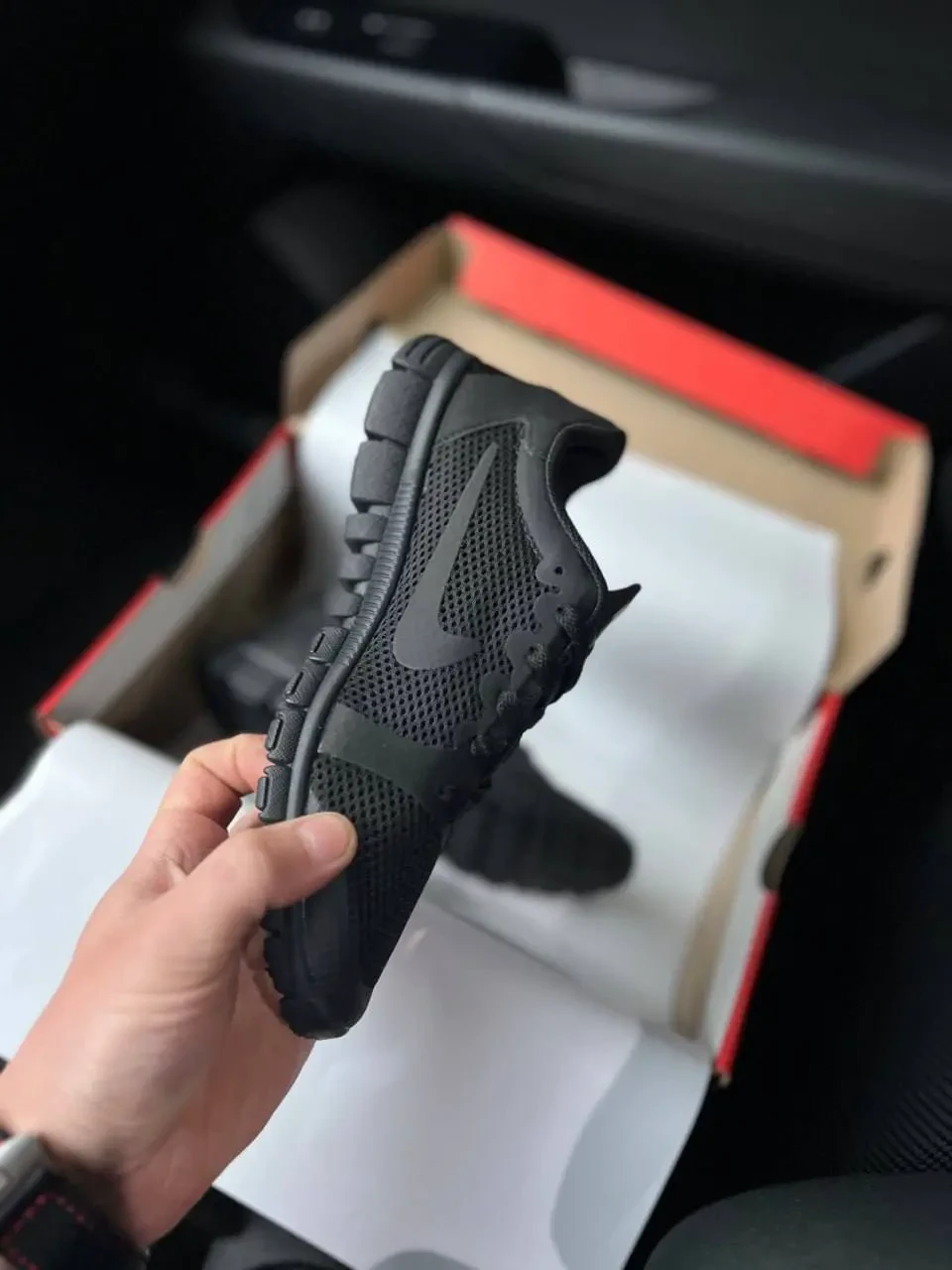 Кроссовки Женские Nike Free Run 3.0 All Black Арт 21714 (Найк Фри Ран 3.0, унисекс) 7