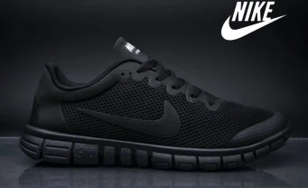 Кроссовки Женские Nike Free Run 3.0 All Black Арт 21714 (Найк Фри Ран 3.0, унисекс) 41