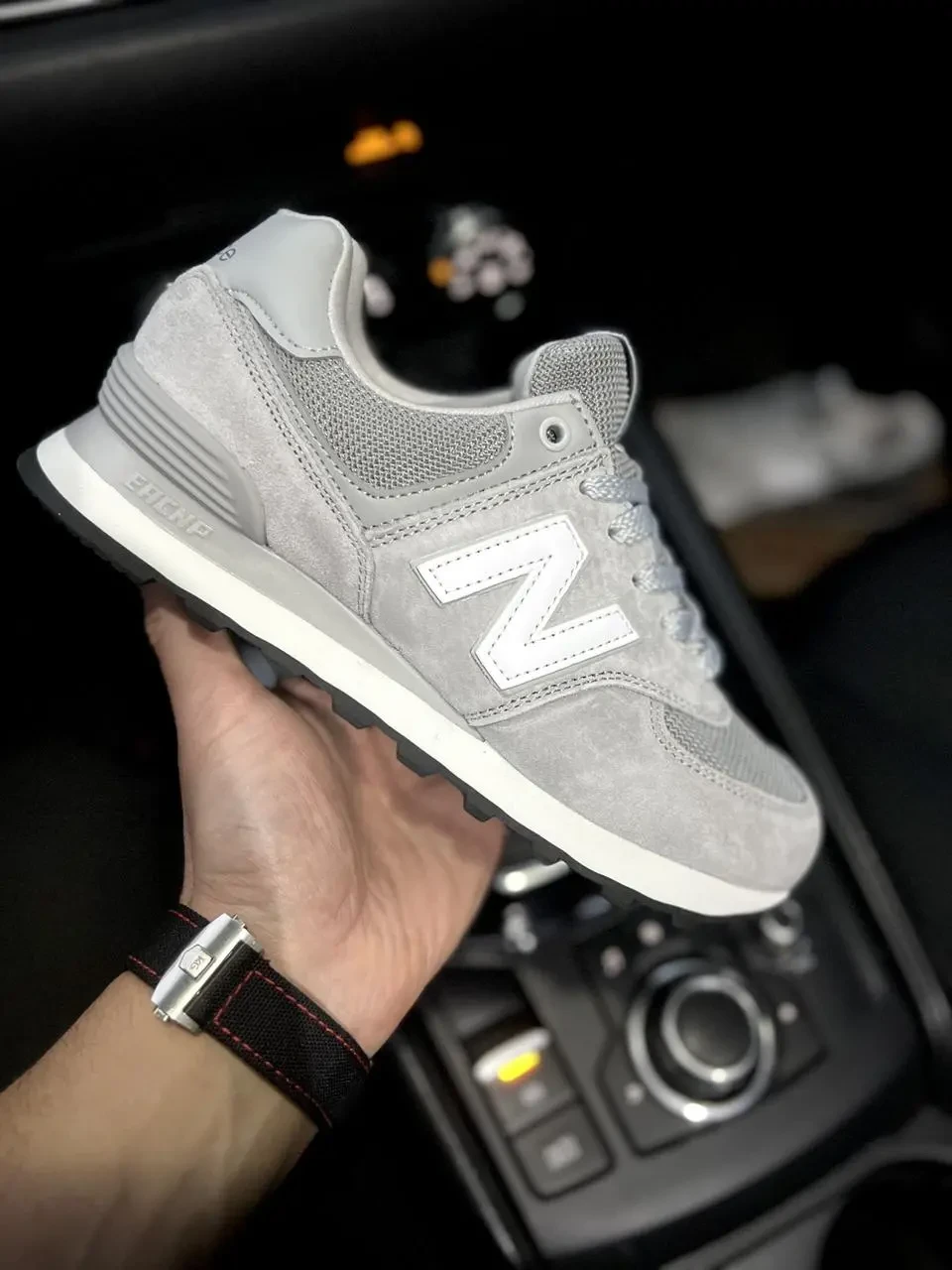 Кроссовки New Balance 574 арт 21727 (унисекс,26 беленс) 39