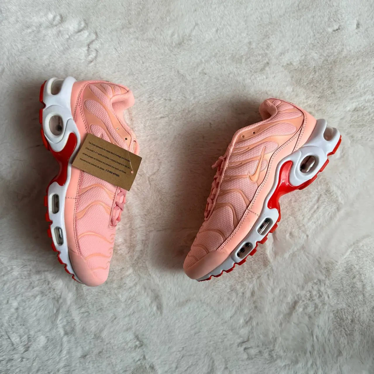 Кроссовки Женские Nike Air Max Tn Premium Rose & White Арт 216 (Найк Аир Макс ТН Премиум, унисекс) 9