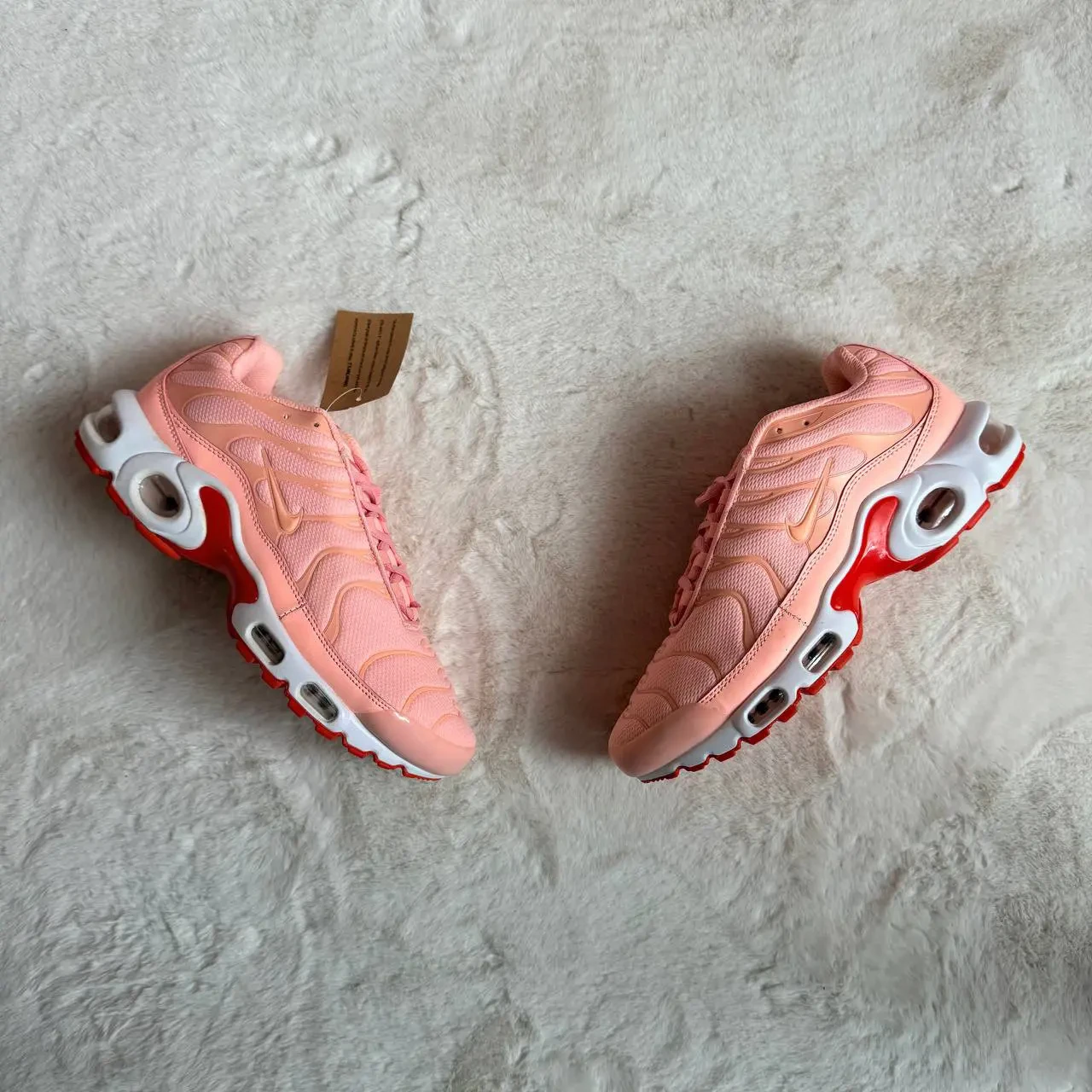 Кроссовки Женские Nike Air Max Tn Premium Rose & White Арт 216 (Найк Аир Макс ТН Премиум, унисекс) 10