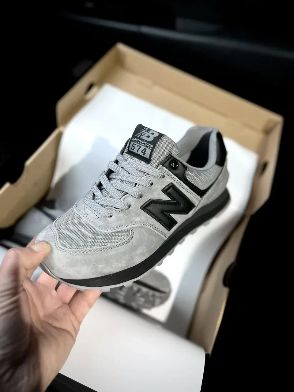 Кроссовки New Balance 574 арт 21725 (унисекс,26 беленс) 4