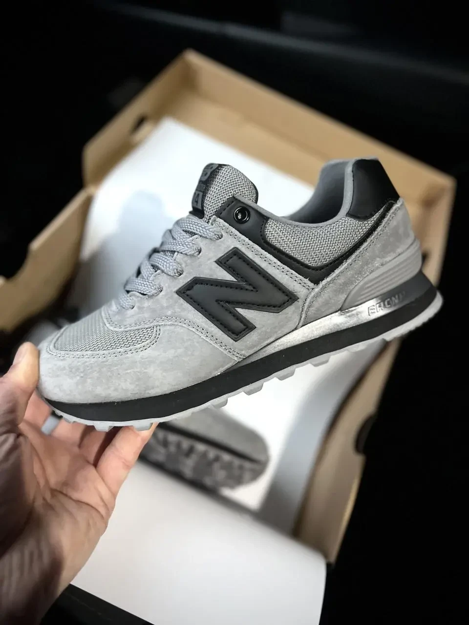 Кроссовки New Balance 574 арт 21725 (унисекс,26 беленс) 2