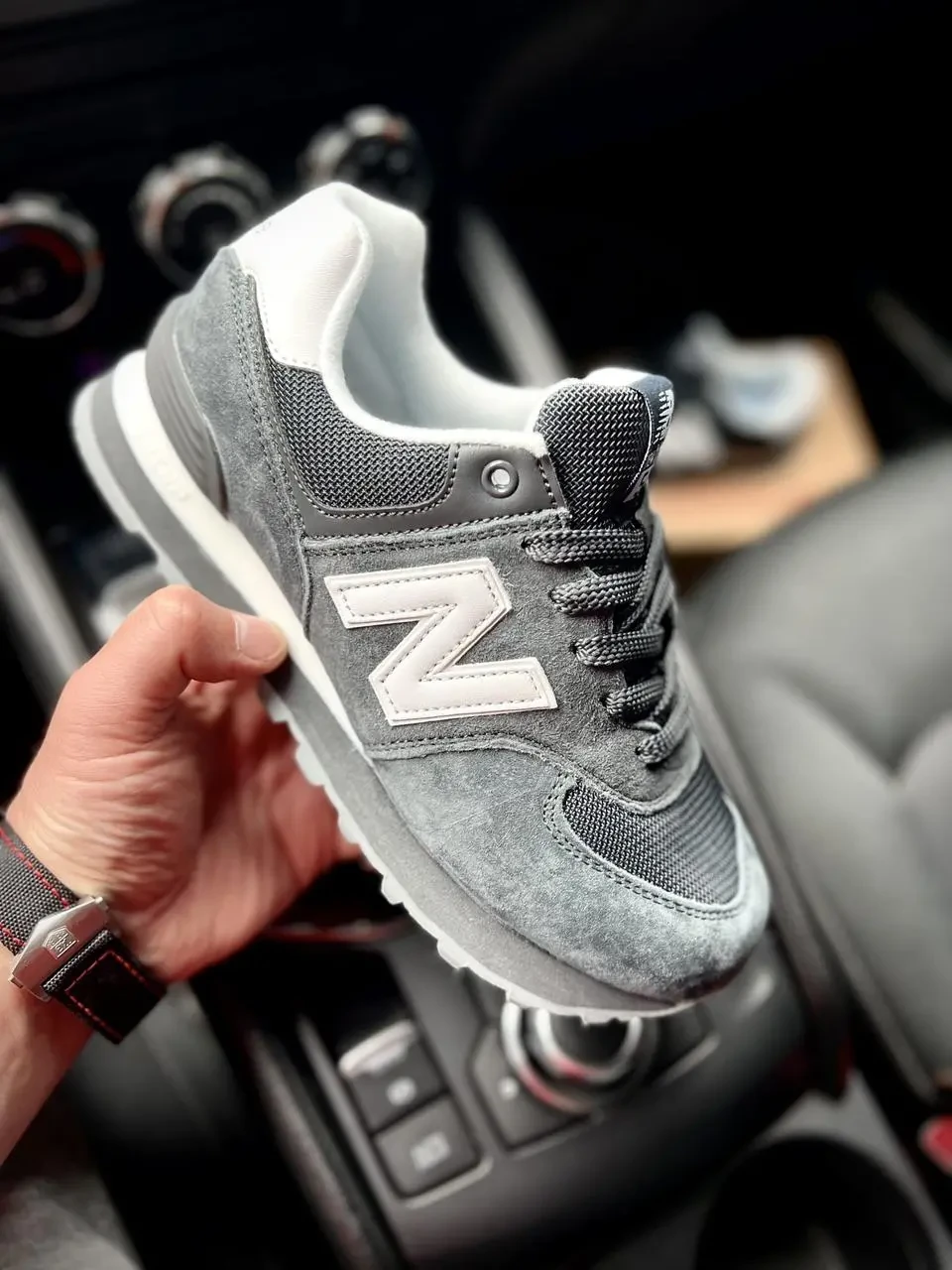 Кроссовки New Balance 574 арт 21616 (унисекс,26 беленс) 7