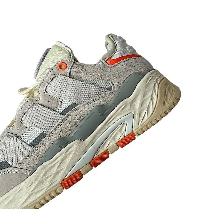 Кросівки Жіночі Adidas Niteball Beige & White & Orange Арт 175 (Адідас Найтбол, Унісекс) 9
