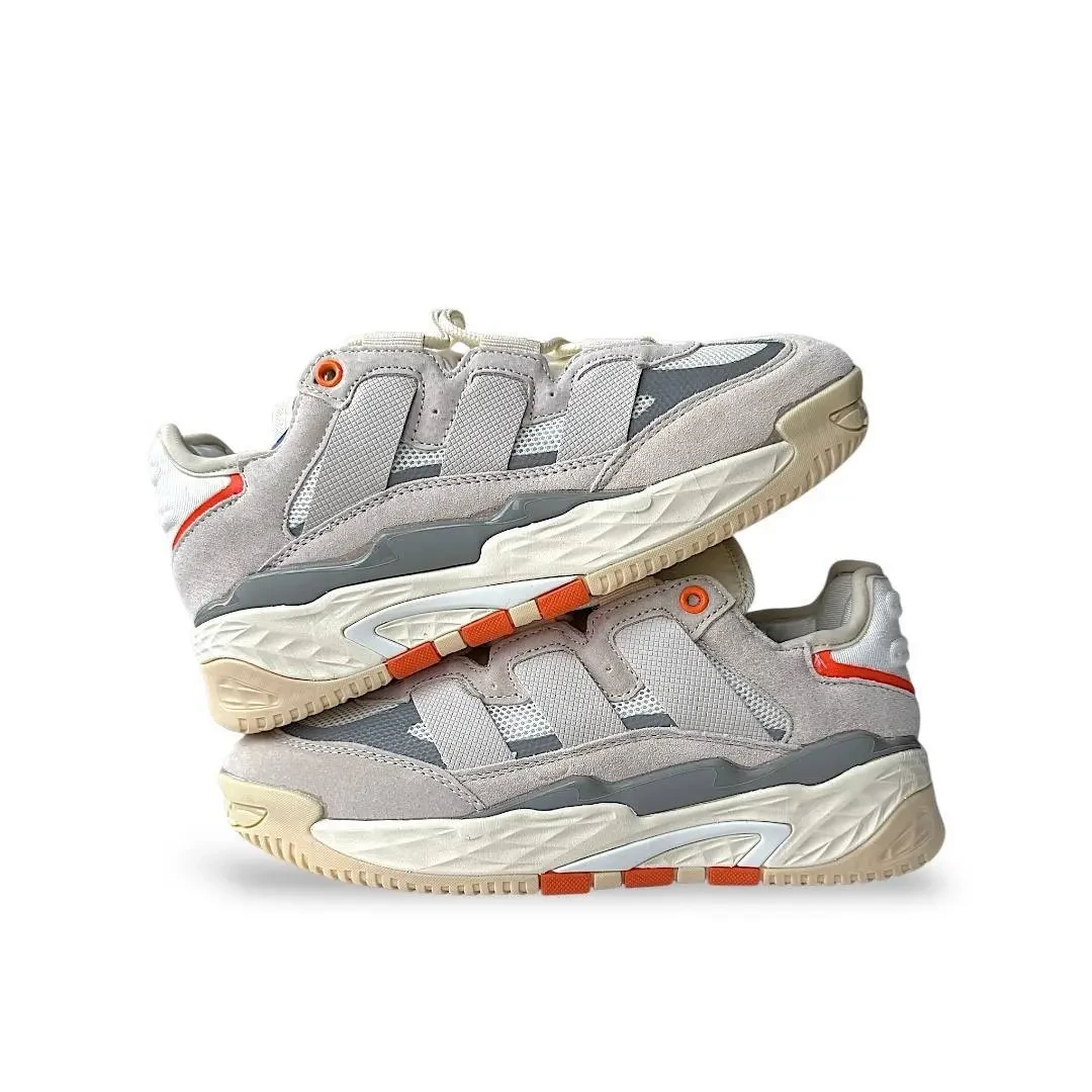 Кросівки Жіночі Adidas Niteball Beige & White & Orange Арт 175 (Адідас Найтбол, Унісекс) 7