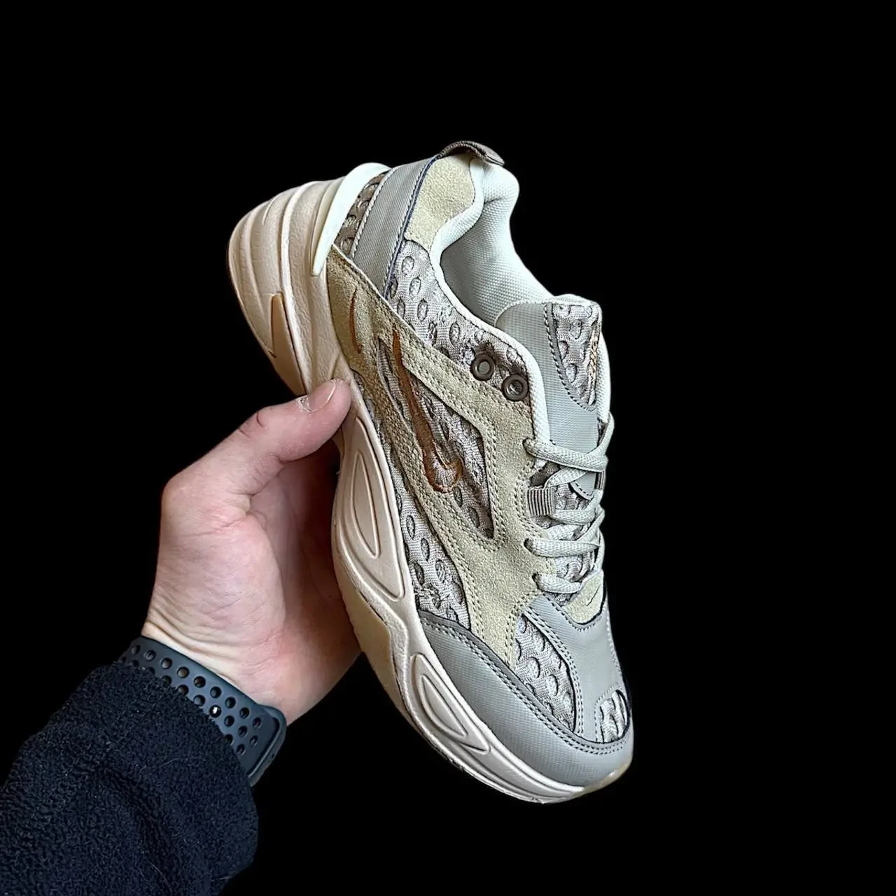 Кросівки Жіночі Nike M2K Tekno Beige & Gray Арт 179 (Найк М2К) 5