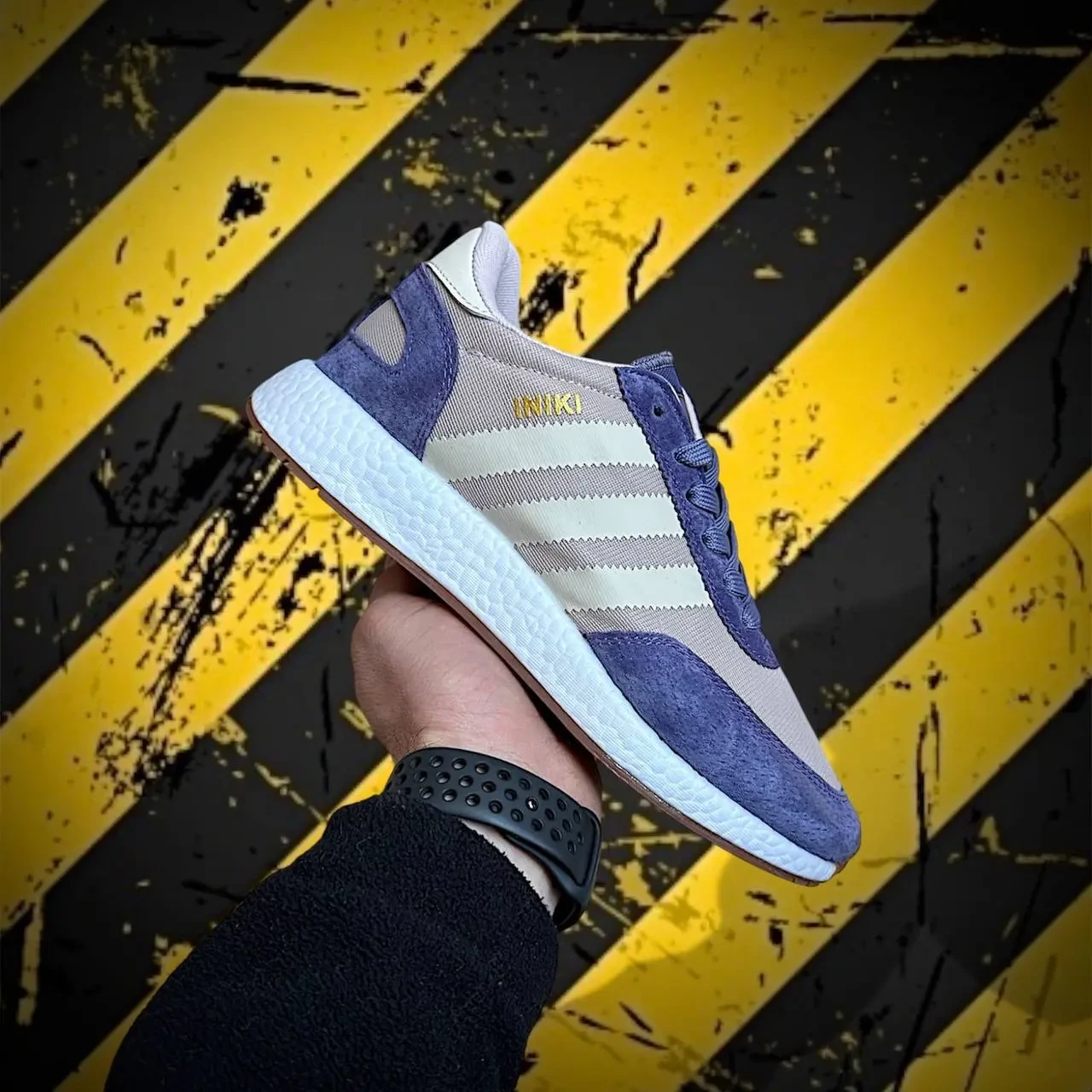 Кросівки Жіночі Adidas Iniki Beige Violet Арт 180 (Адідас Інікі) 4