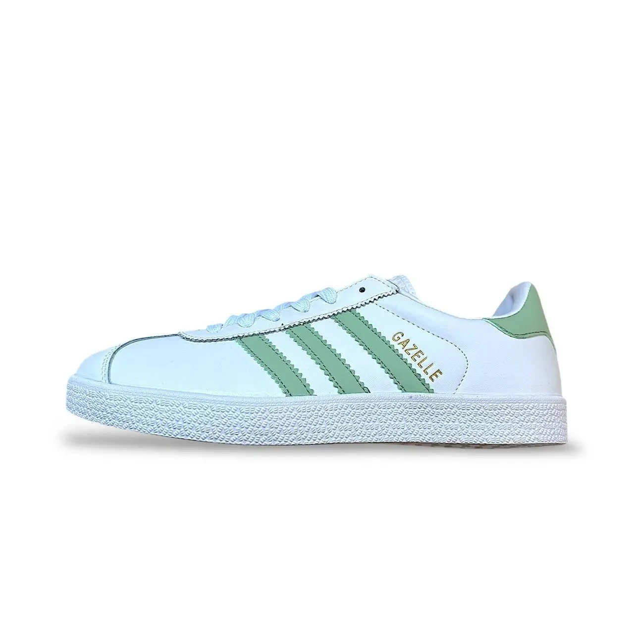 Кросівки Жіночі Adidas Gazelle White Green Арт 181 (Адідас Газель) 41
