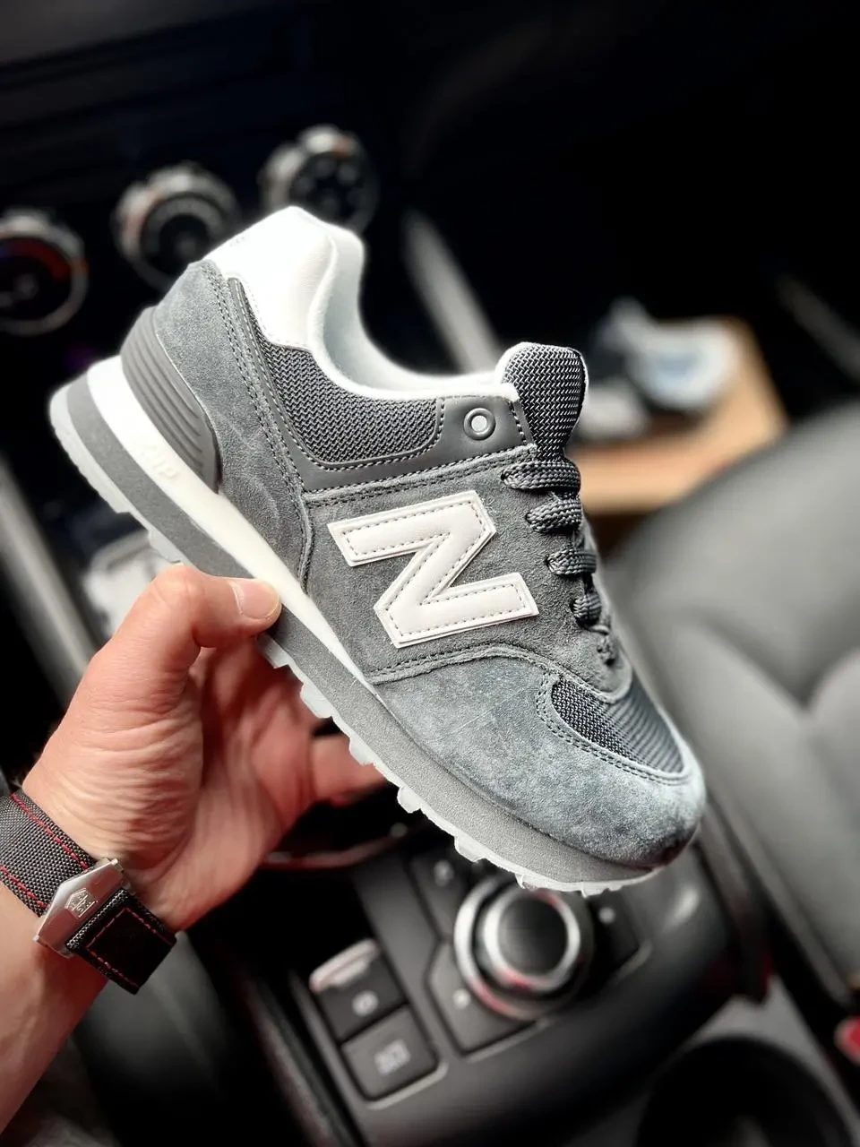 Кроссовки New Balance 574 арт 21616 (унисекс,26 беленс) 38