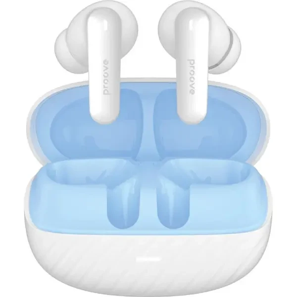 Bluetooth-гарнітура Proove Blitz II TWS with Hybrid ANC (APP) White Blue (TWBL2001AP21) 3