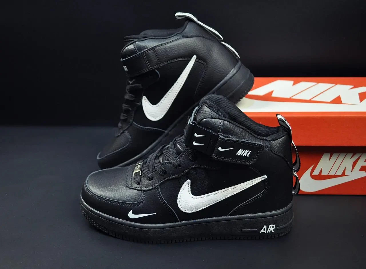 Кроссовки зимние Nike Air Force High арт 21547 (унисекс, найк, зима) 6