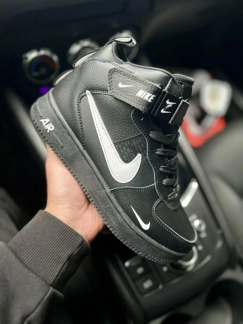 Кроссовки зимние Nike Air Force High арт 21547 (унисекс, найк, зима) 10