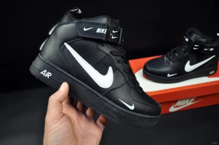 Кроссовки зимние Nike Air Force High арт 21547 (унисекс, найк, зима)