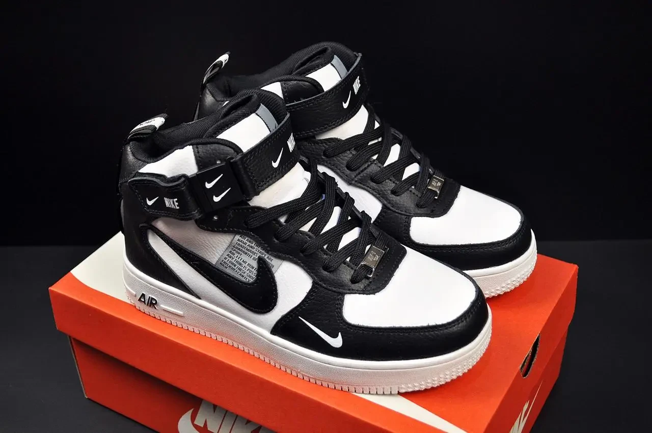 Кроссовки зимние Nike Air Force High арт 21546 (унисекс, найк, зима) 2