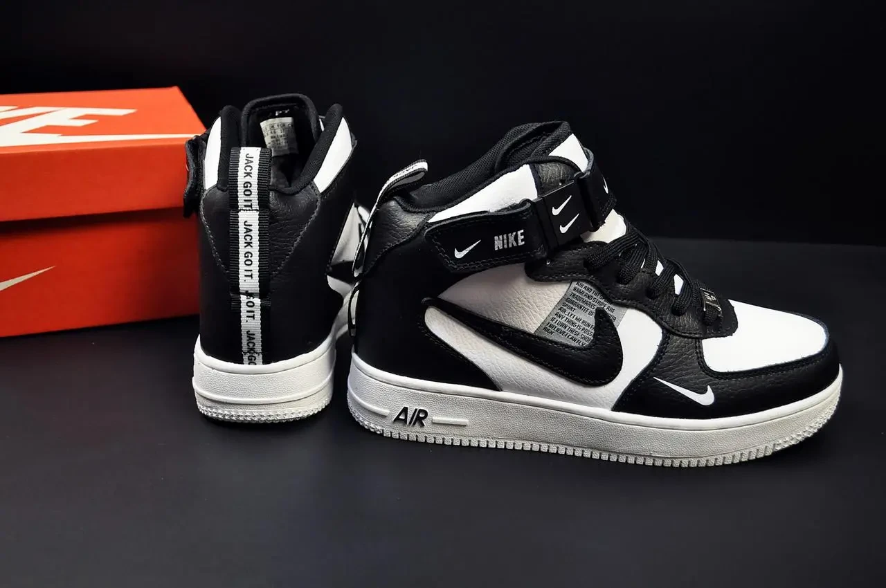 Кроссовки зимние Nike Air Force High арт 21546 (унисекс, найк, зима) 4