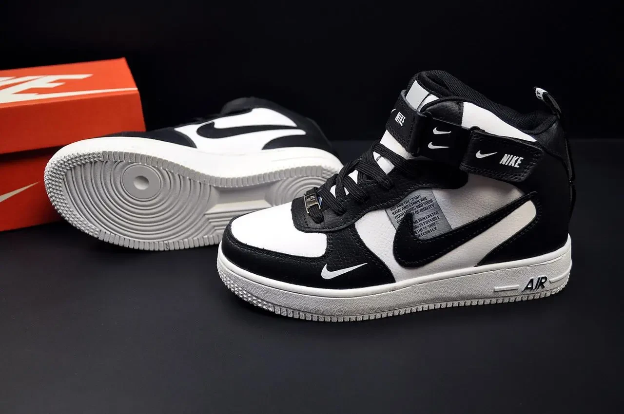 Кроссовки зимние Nike Air Force High арт 21546 (унисекс, найк, зима) 5