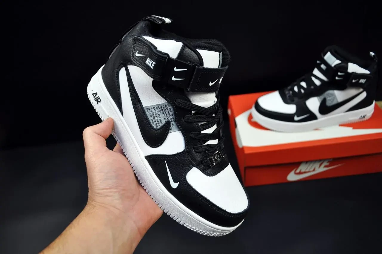 Кроссовки зимние Nike Air Force High арт 21546 (унисекс, найк, зима) 7