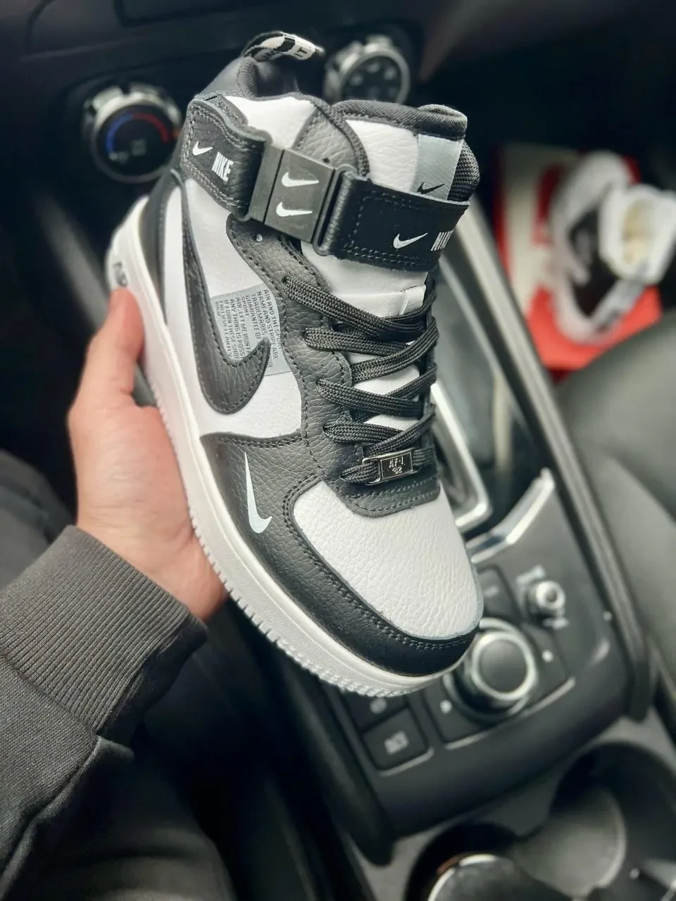 Кроссовки зимние Nike Air Force High арт 21546 (унисекс, найк, зима) 9