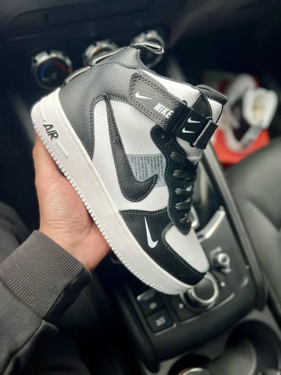 Кроссовки зимние Nike Air Force High арт 21546 (унисекс, найк, зима) 10