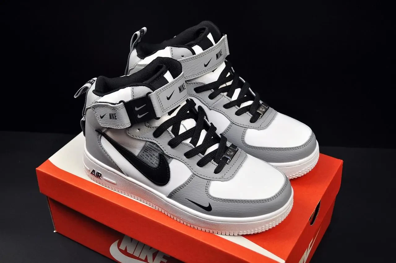 Кроссовки зимние Nike Air Force High арт 21545 (унисекс, найк, зима) 2
