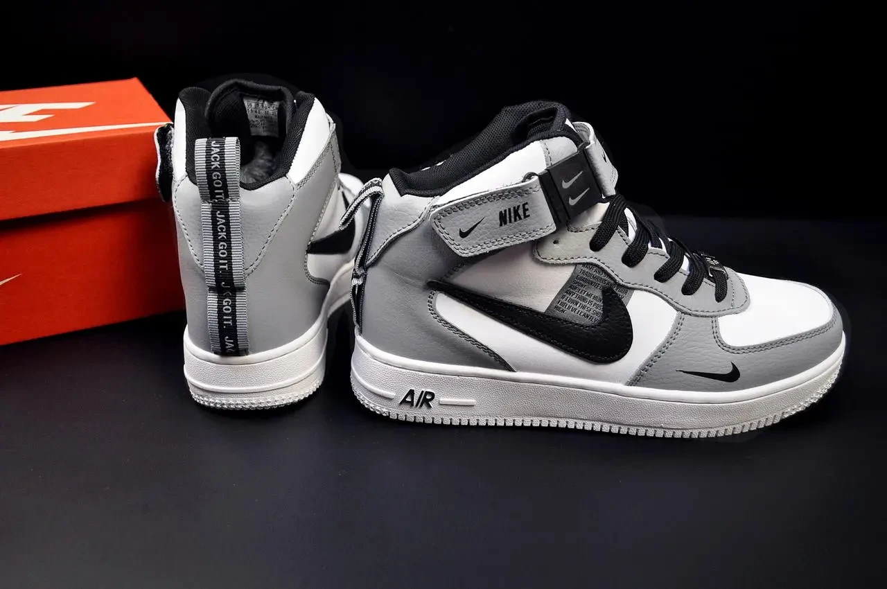 Кроссовки зимние Nike Air Force High арт 21545 (унисекс, найк, зима) 3