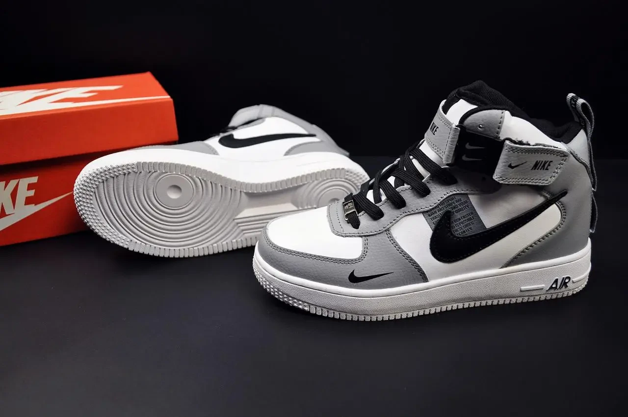 Кроссовки зимние Nike Air Force High арт 21545 (унисекс, найк, зима) 4