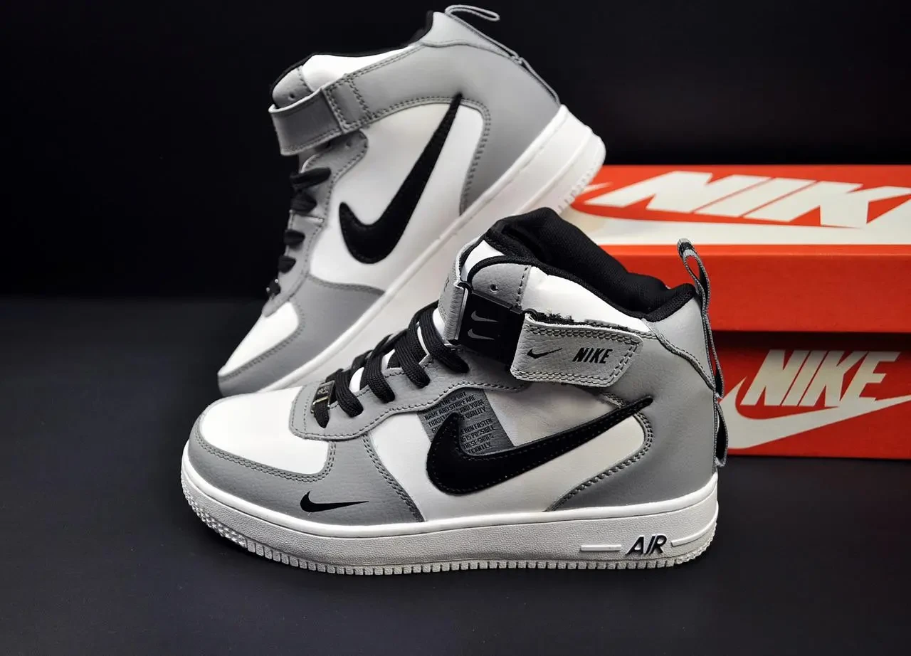Кроссовки зимние Nike Air Force High арт 21545 (унисекс, найк, зима) 5