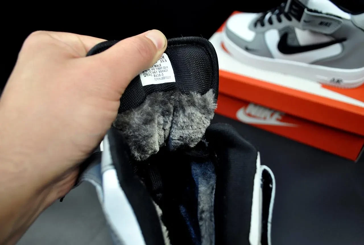 Кроссовки зимние Nike Air Force High арт 21545 (унисекс, найк, зима) 6
