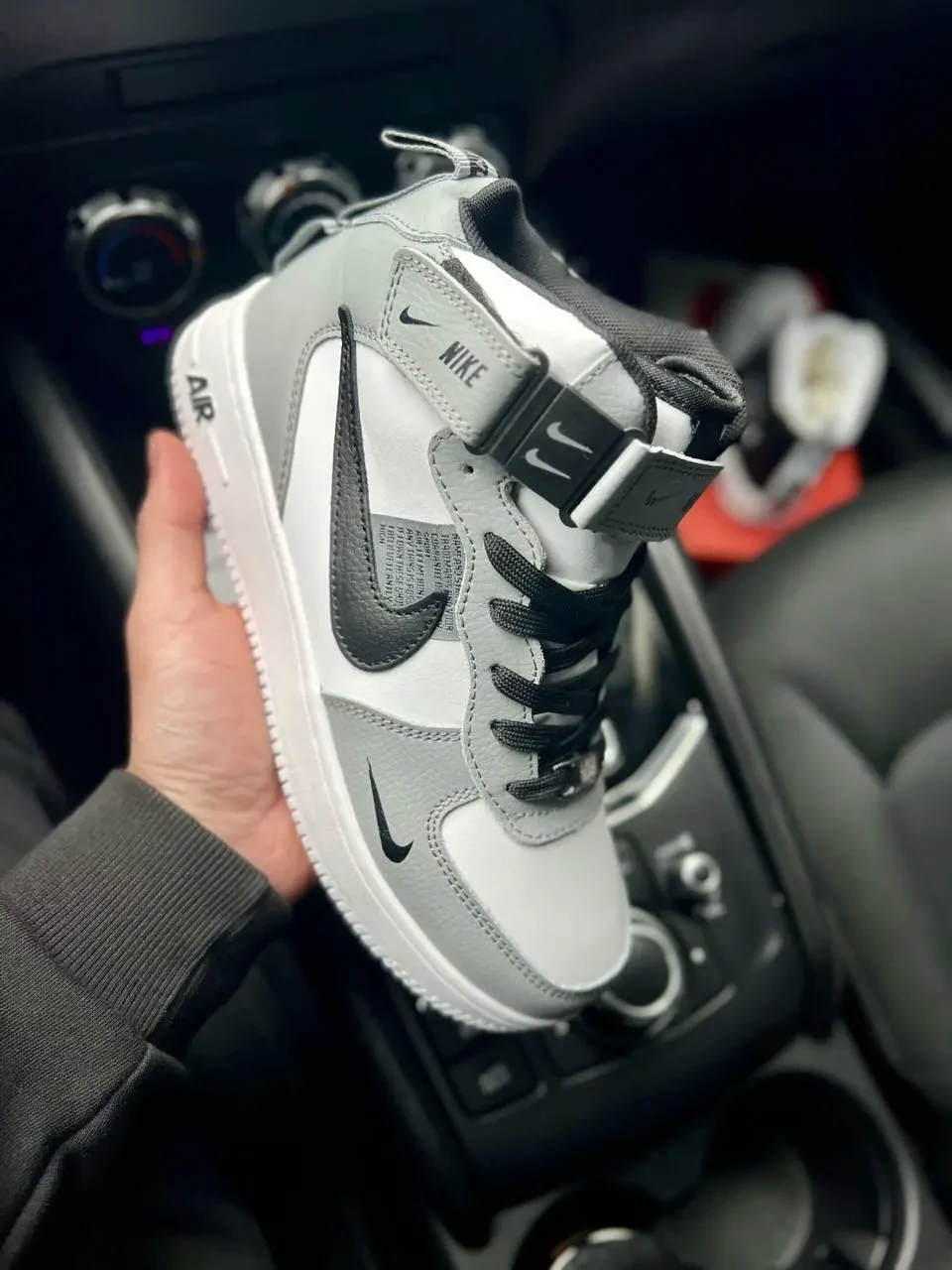 Кроссовки зимние Nike Air Force High арт 21545 (унисекс, найк, зима) 9